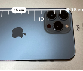 施秉苹果14维修分享如何使用iPhone14测距仪测量身高 